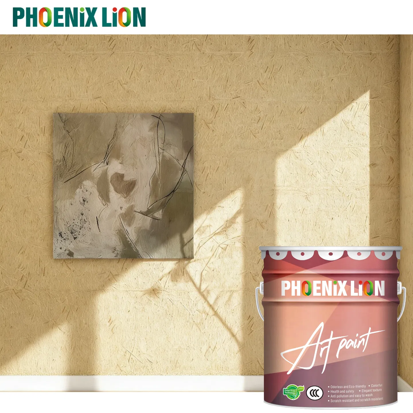 Phoenix Lion Customized Straw Wall Paint: Premium Artistic Coating Solution