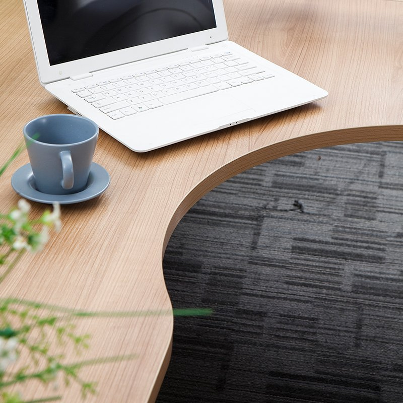 Ergonomic Office Furniture Workstation Office Work Desk Table for Cubicle 4 Person