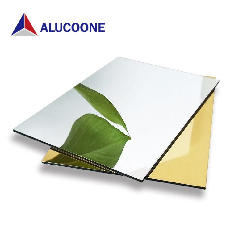 Brushed Aluminium Dibond® Composite Sheet Alupanel Sign Material Mirror Finish