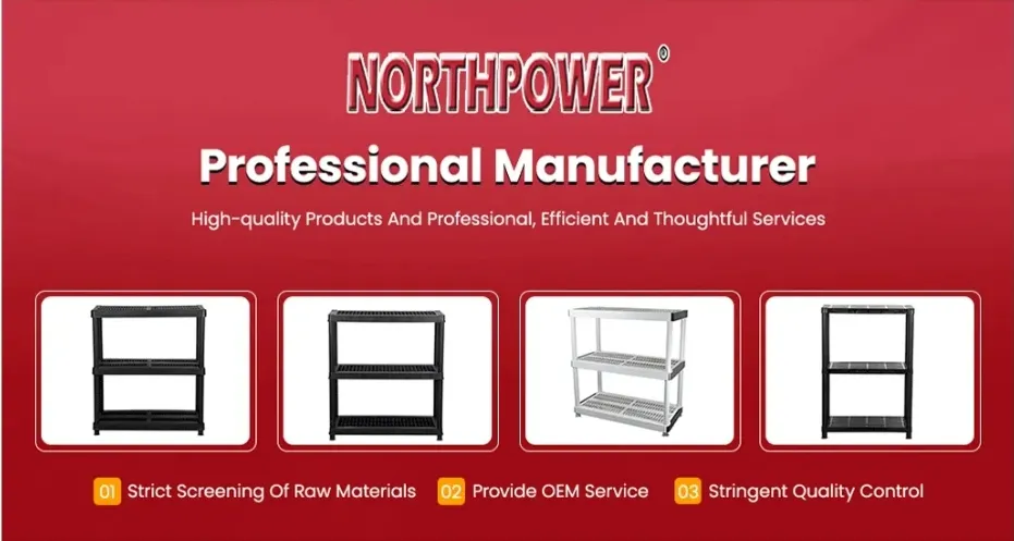 Heavy Duty Plastic Shelving Unit