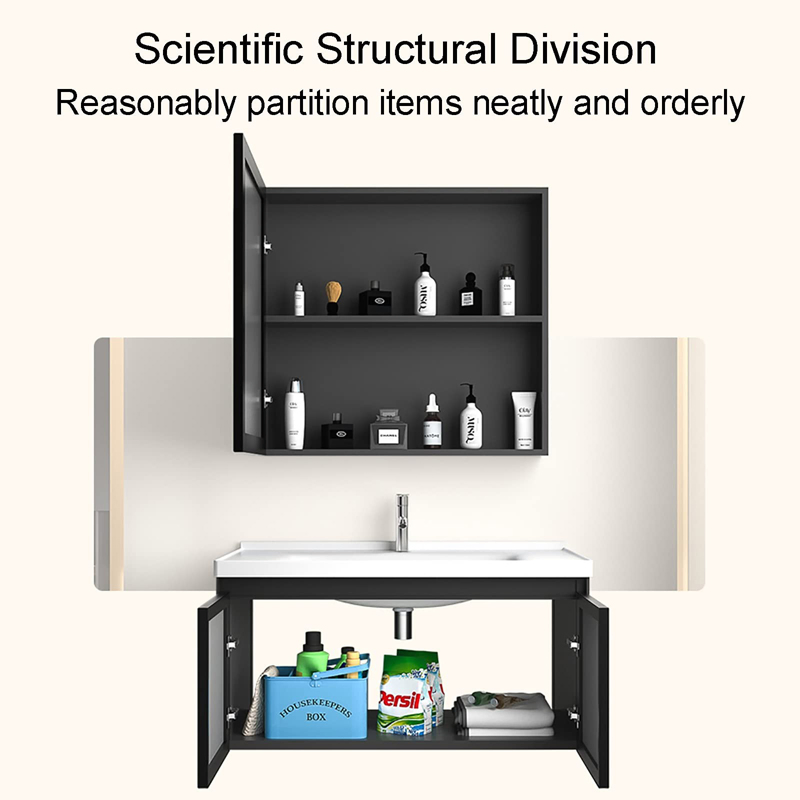 Factory Direct Sale Space Saving Bathroom Cabinet Bathroom Vanity with Sink