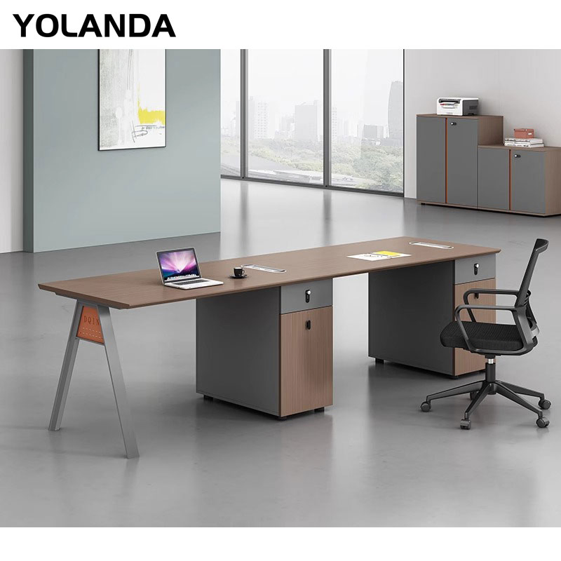 Yolanda Furniture Popular Hot Sale Office Desk MDF Partition Workstation Table