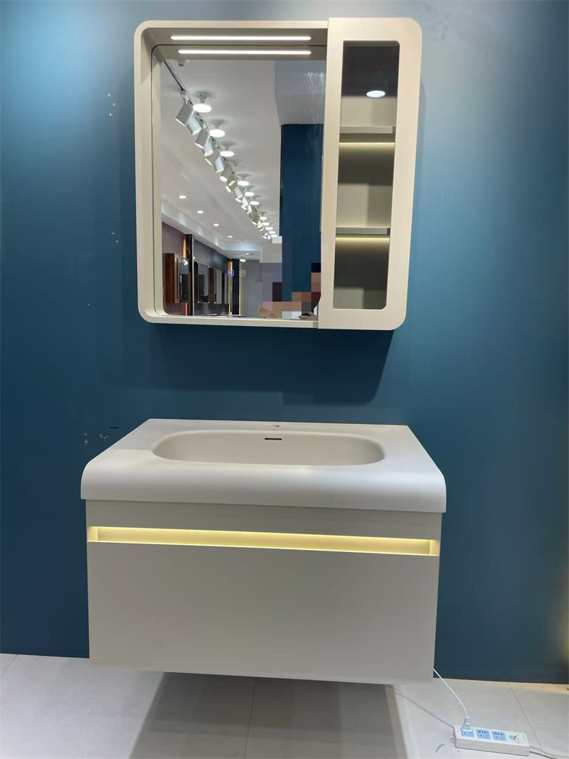 Modern PVC Bathroom Cabinet Vanity for Contemporary Spaces