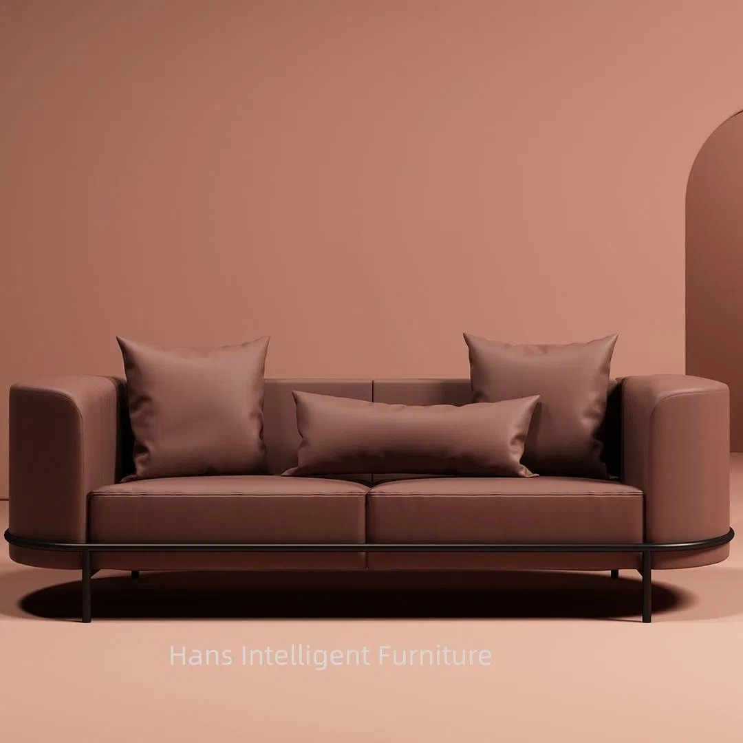 High-Quality Modern Furniture 3 Seater Sofa Living Room Sofa with Luxurious Soft Leather Upholstery