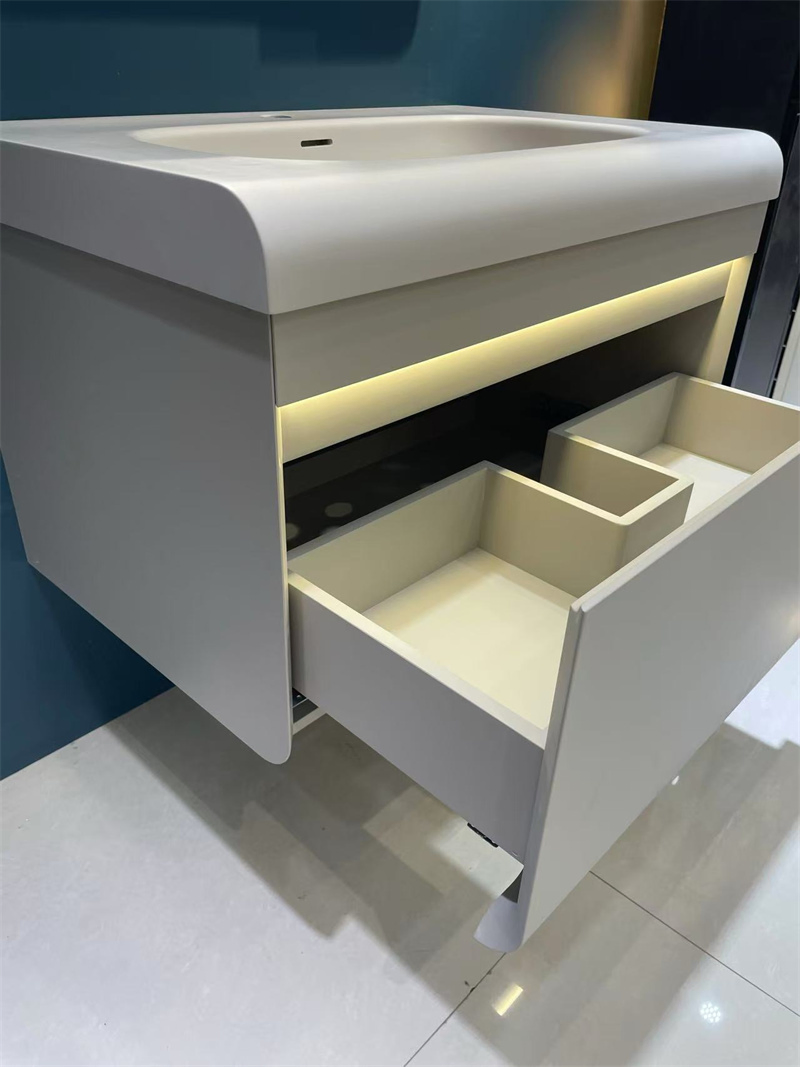 Modern PVC Bathroom Cabinet Vanity for Contemporary Spaces