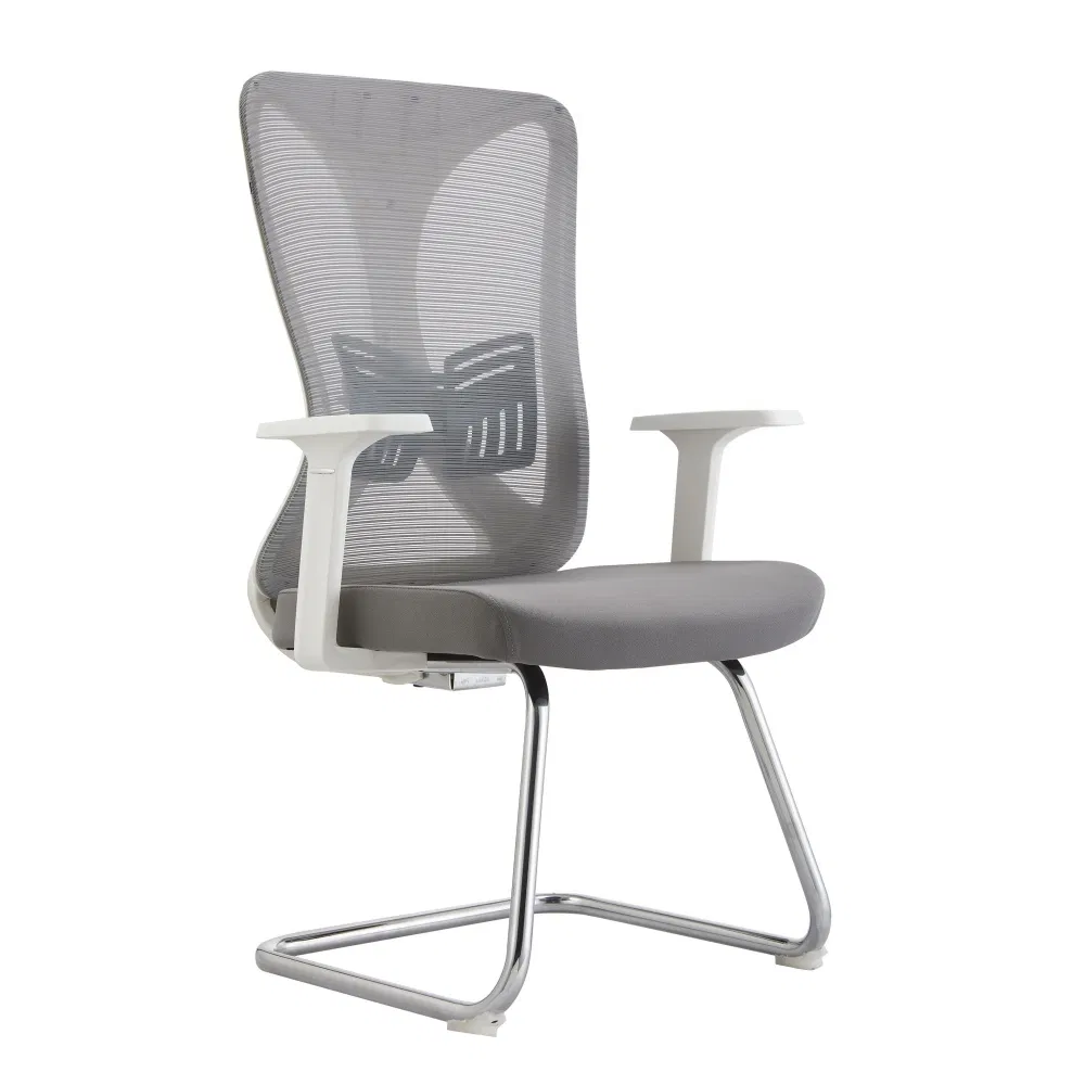 Ergonomic Office Chair with Customizable Upholstery Breathable Mesh Backrest and Durable Metal Frame Ergonomic Office Chair