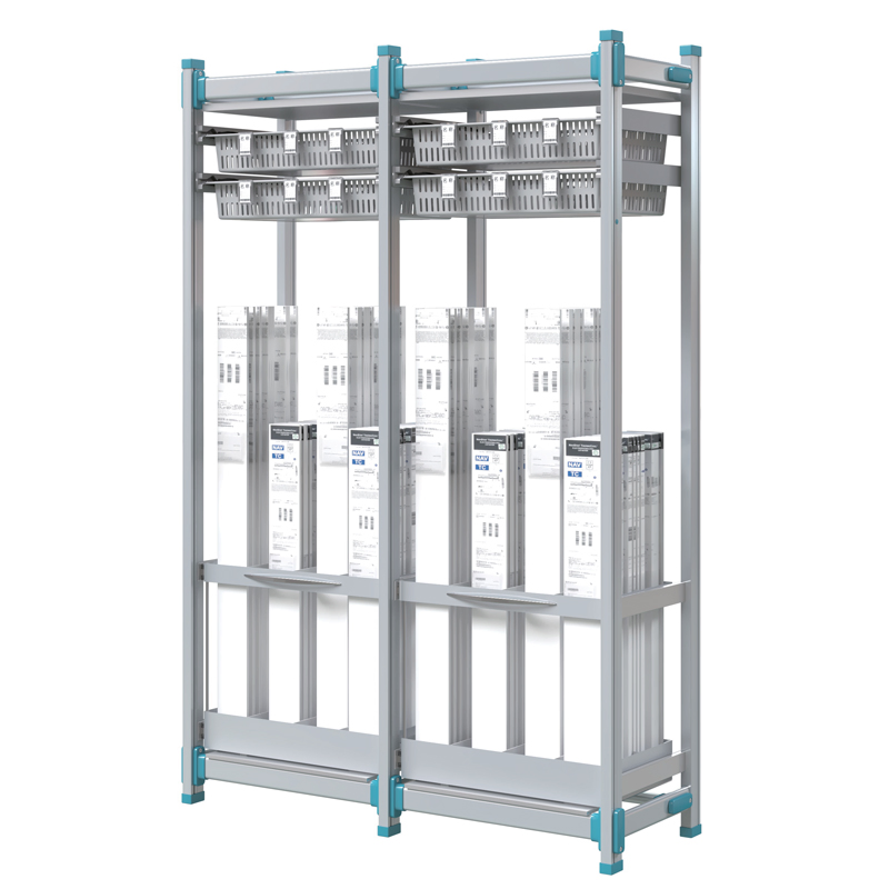 ISO Modular Stainless Steel Hospital Sterile Storage Racks Shelving