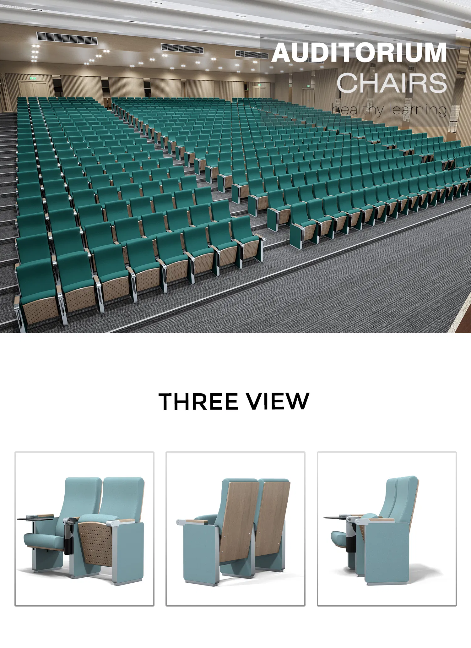 Theater Church Auditorium Chair 1