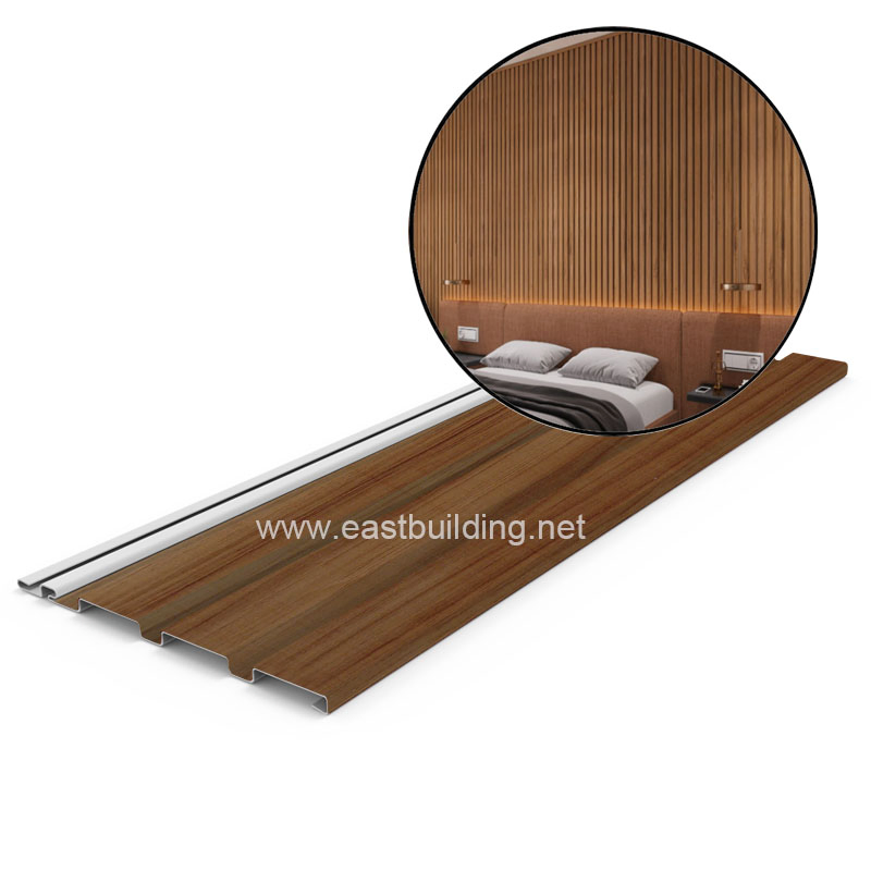 Vinyl Soffit Louvers Model Ceiling &amp; Wall System for Exterior 30 Years Guarantee Fire Resistant