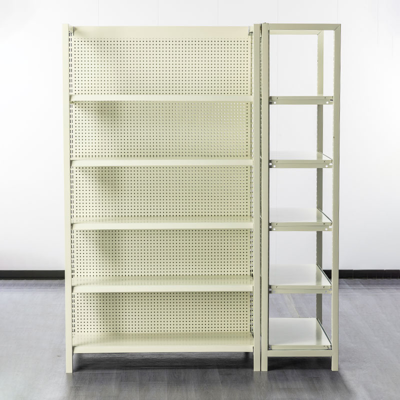 Pharmacy End-Cap Display Unit with Adjustable Dividers