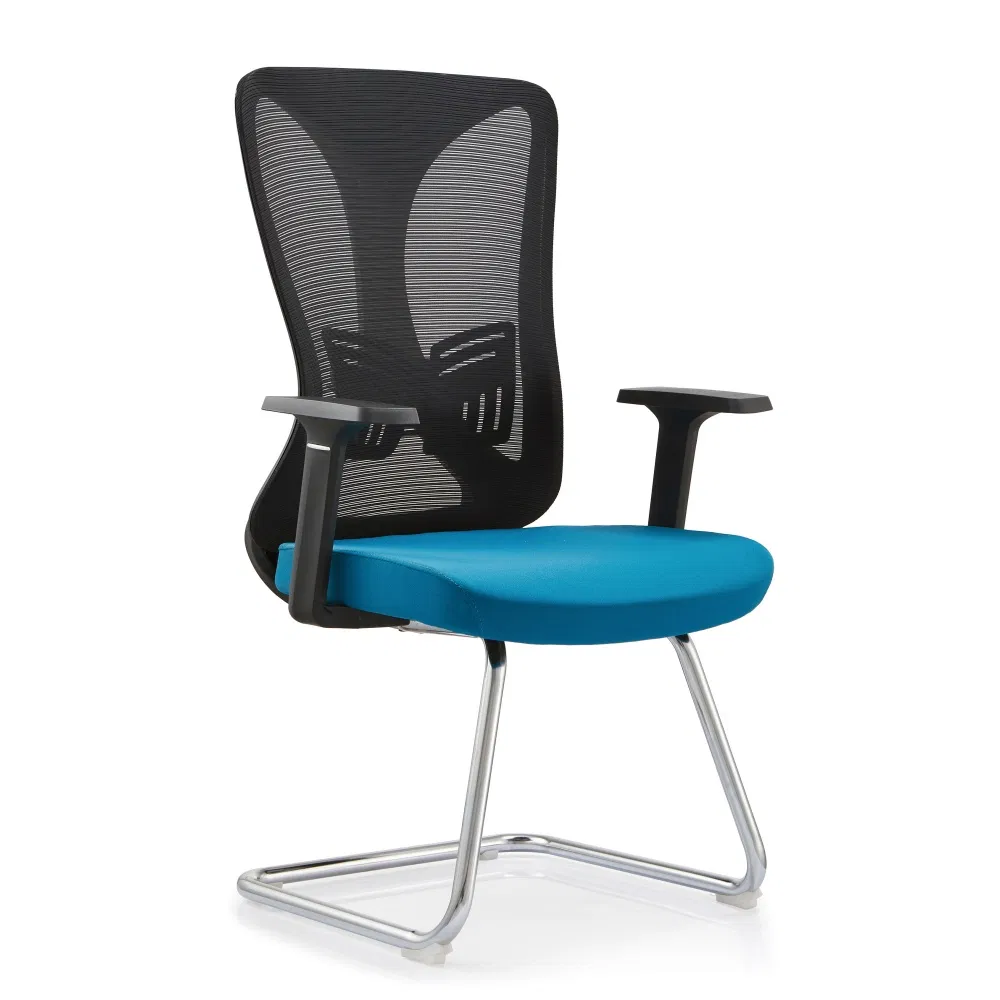 Ergonomic Office Chair with Customizable Upholstery Breathable Mesh Backrest and Durable Metal Frame Ergonomic Office Chair