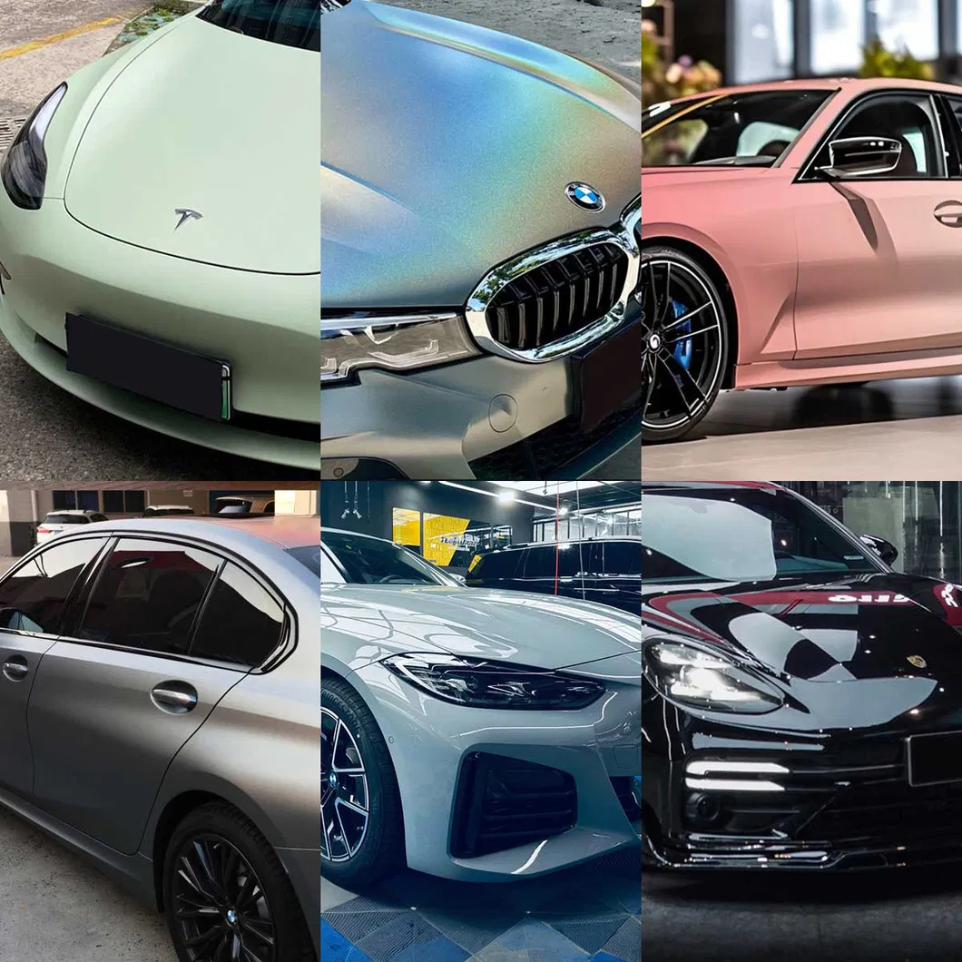 High Quality Diamond Crystal Blue Vinyl Wrap Car Sticker Car Styling Film