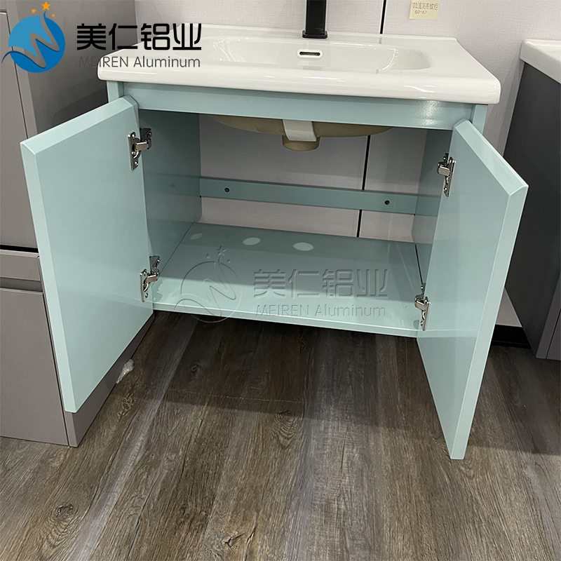 Modern Bathroom Vanity Cabinet with Storage and Ceramic Basin Wall Mounted Furniture Design