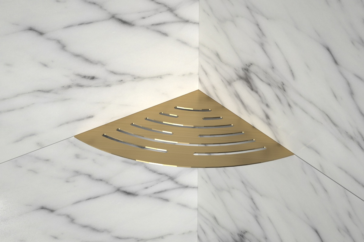 Stainless Steel Kitchen Corner Rack Wall Mounted Storage Shelf, Metal Wire Organizer for Kitchen &amp; Bathroom