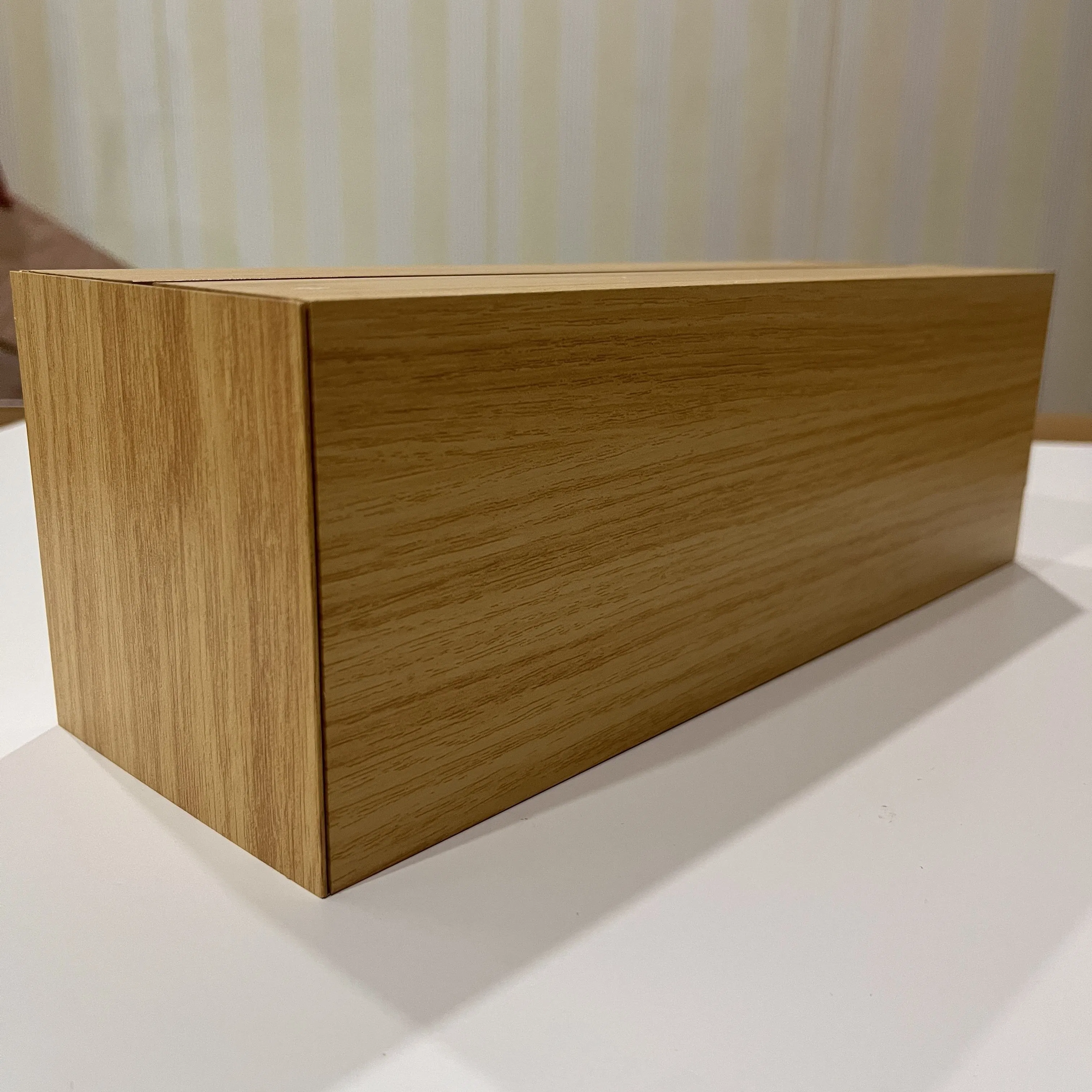 100X100mm Extruded Aluminum Baffle and Timber Look Alike Finish