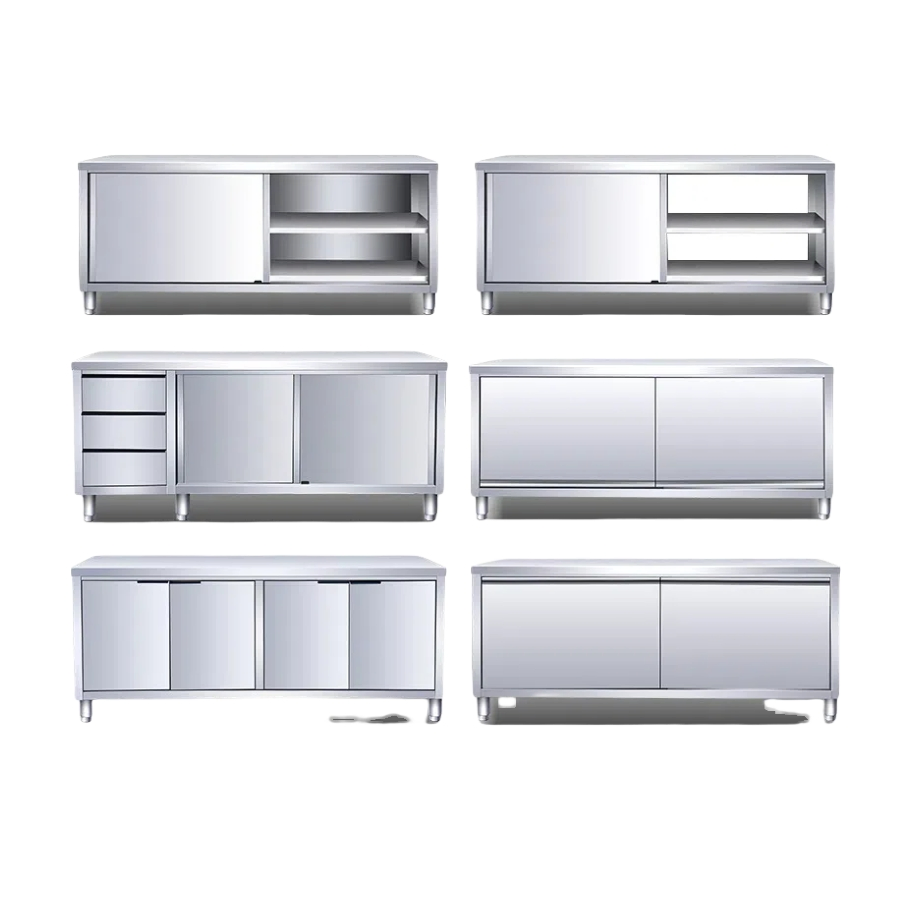 Modular Stainless Steel Storage Rack Customizes Commercial Shelf Configurations