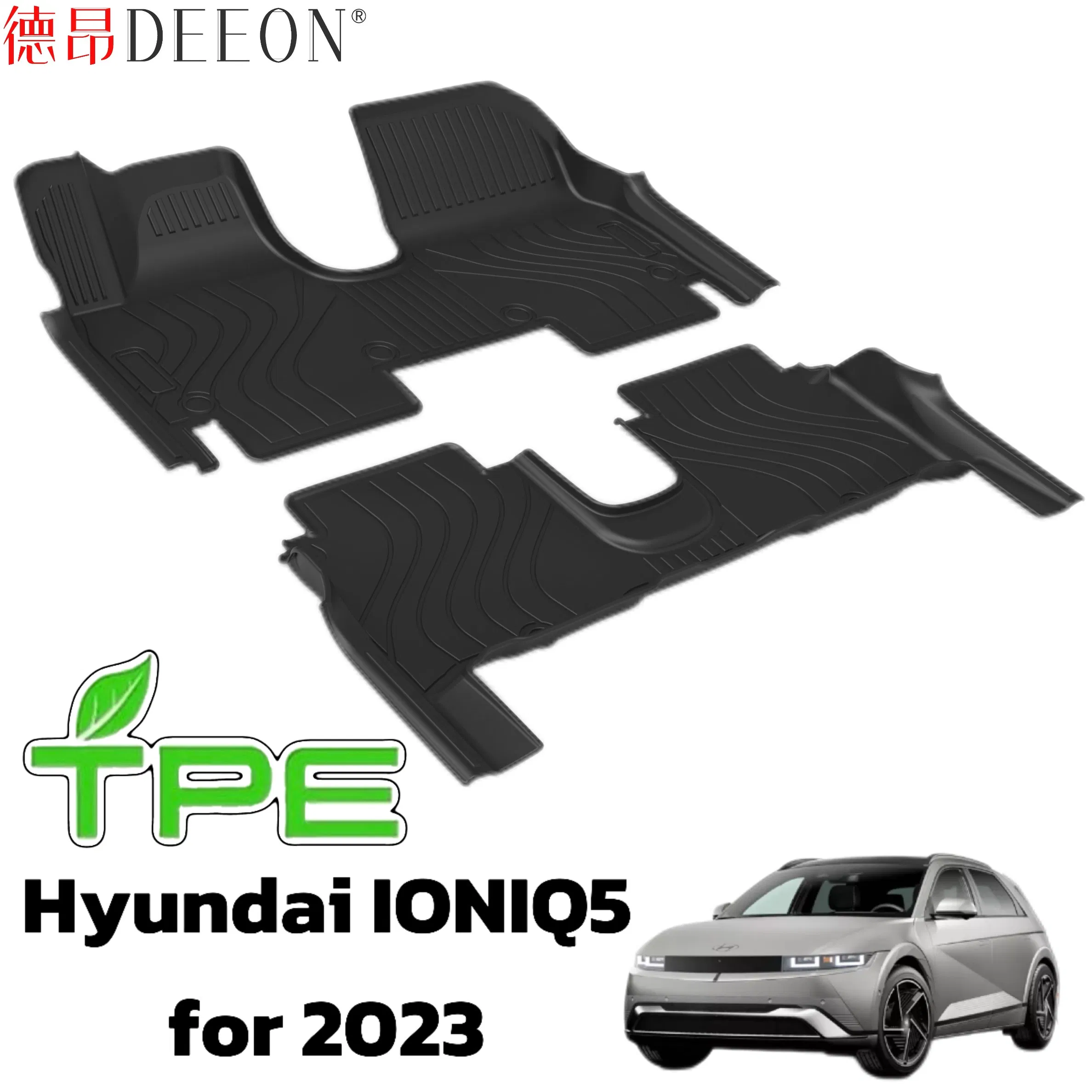 Durable TPE Car Floor Mat Auto Accessory Foot Mat Trunk Mat for Hyundai