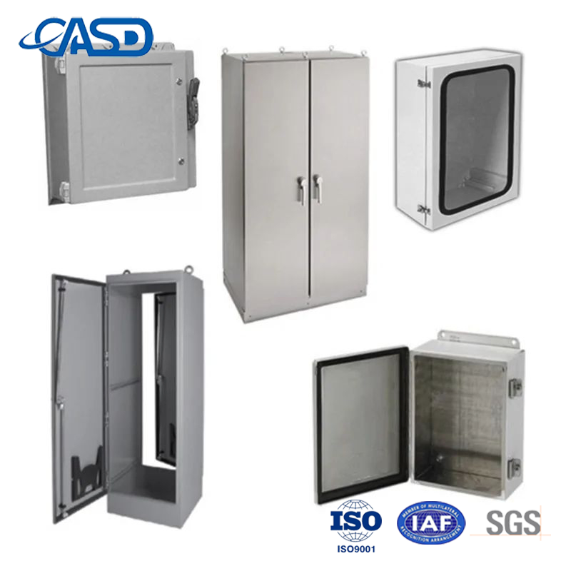 OEM Custom Precision Aluminium Stainless Steel Enclosure Box CNC Sheet Metal Fabrication Cabinet for Industrial Tool Storage