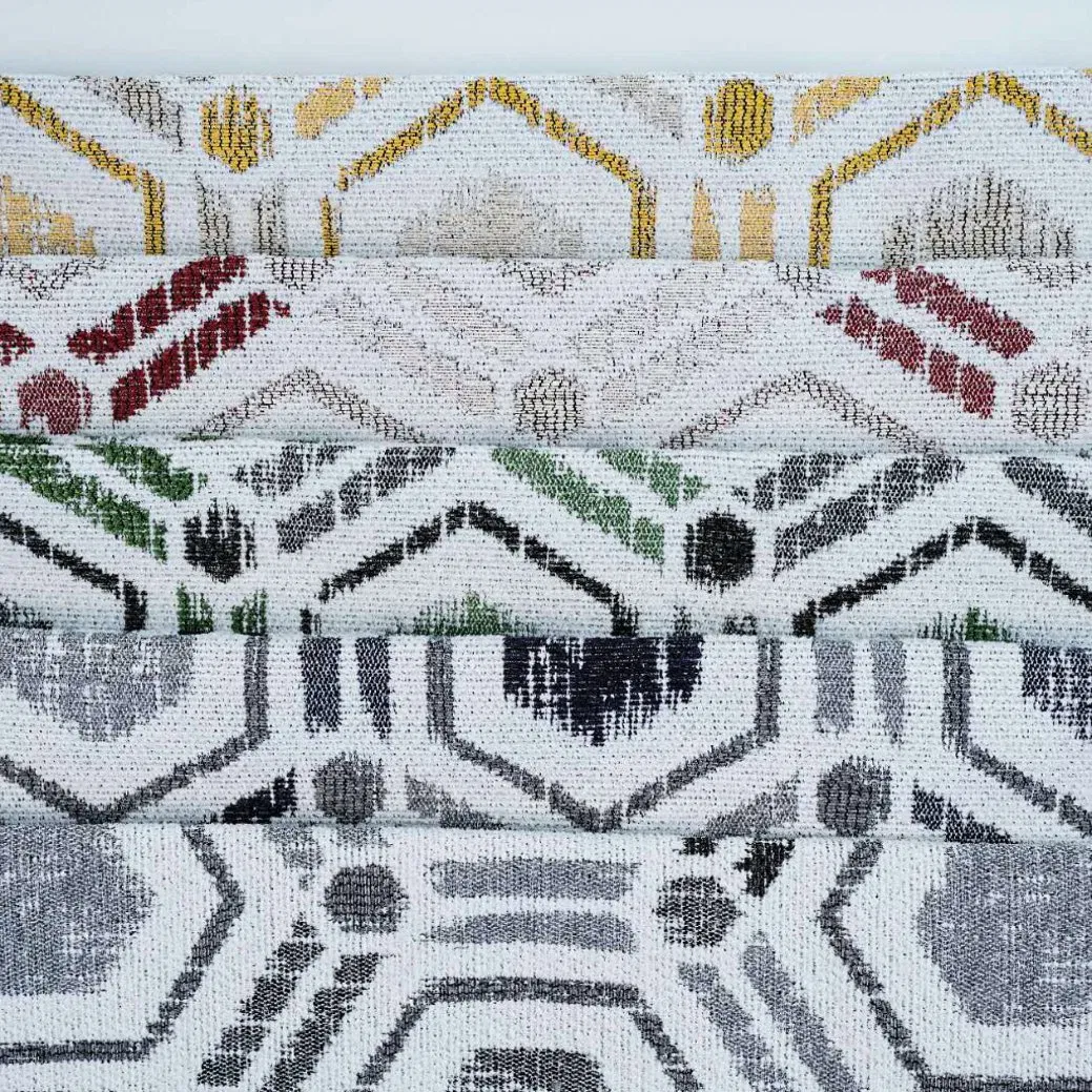 Stylish Jacquard Sofa Fabric - High-Quality Woven Upholstery Material