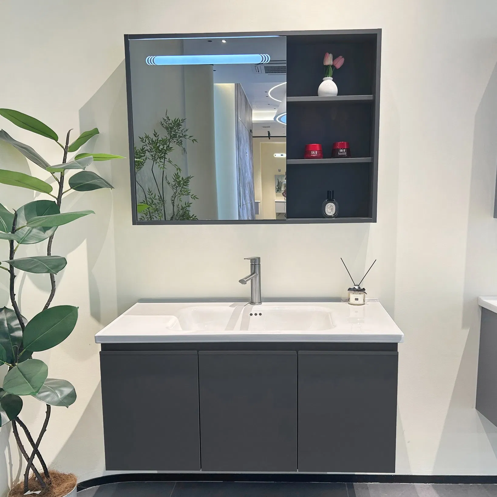 Hot New Wooden Furniture Bathroom Vanity Sanitary Ware Bathroom Cabinet