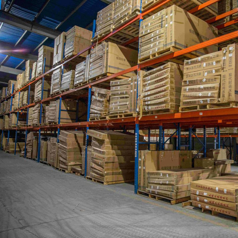 Modular Beam Type Heavy Duty Pallet Shelving for Warehouse Storage Application