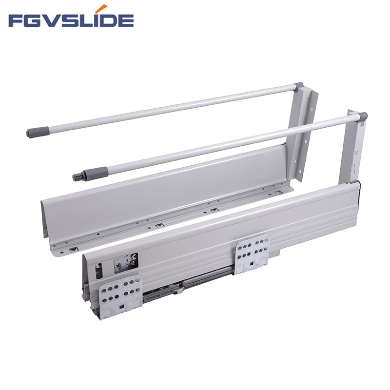 182mm Soft Close Undermount Metal Concealed 4runner Kitchen Cabinet Soft Close Drawer System