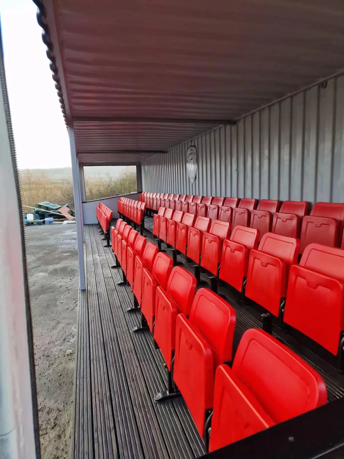 Factory Price Folding Seat Outdoor &amp; Indoor Plastic Stadium Soft Tip up Seating Chairs Stadium Chair Upholstery