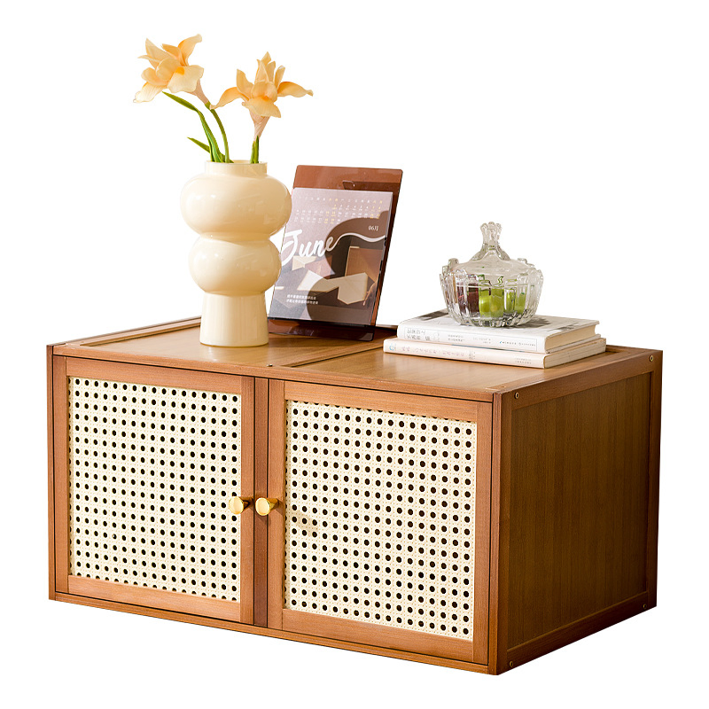 Solid Wood Cube Shelf for Modular Home Storage and Display