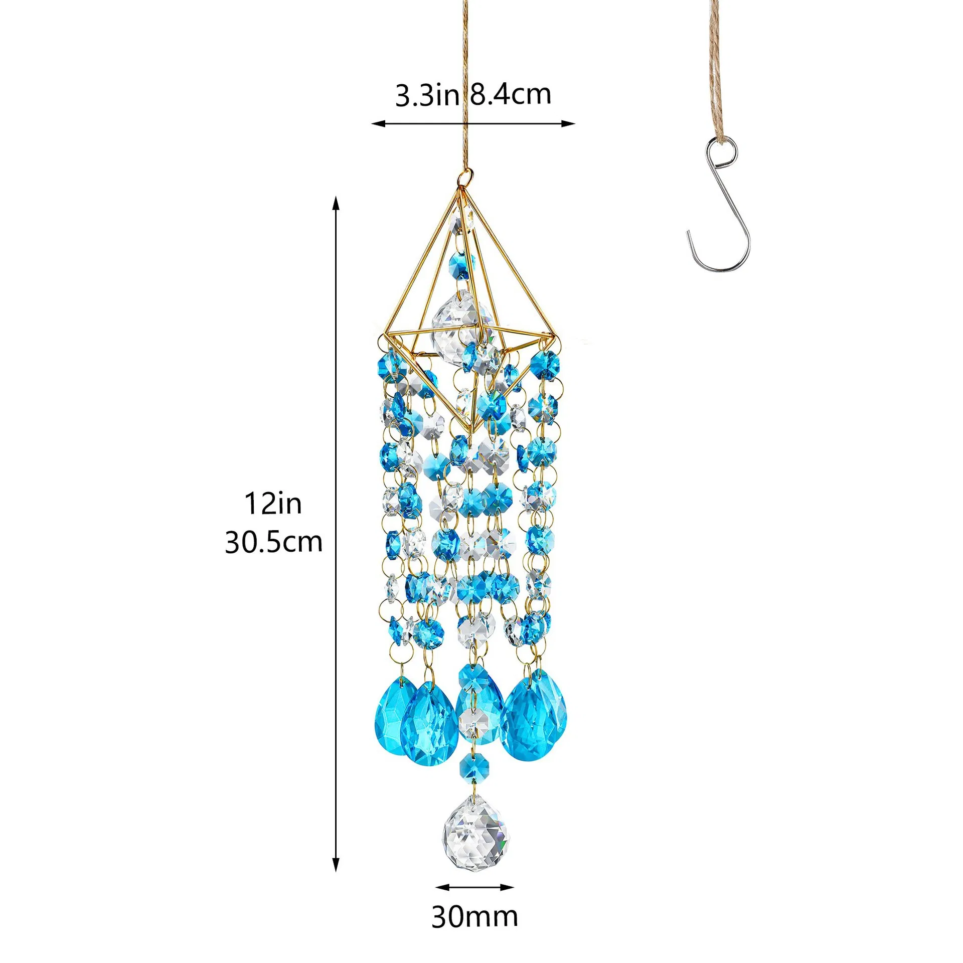 Geometric Crystal Suncatcher 8