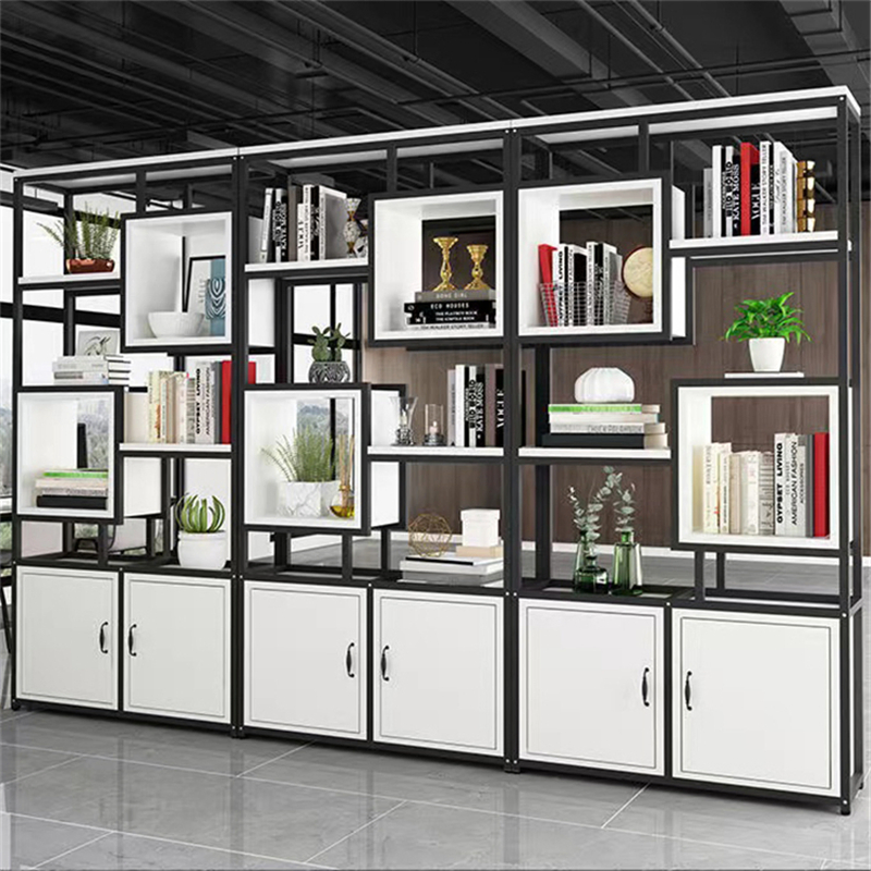 Top Design Modular Bookshelf with Traditional Murphy Doors-Reliable and Stylish Living Room Storage