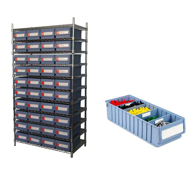 Light Duty Bin Shelving Modular Storage System