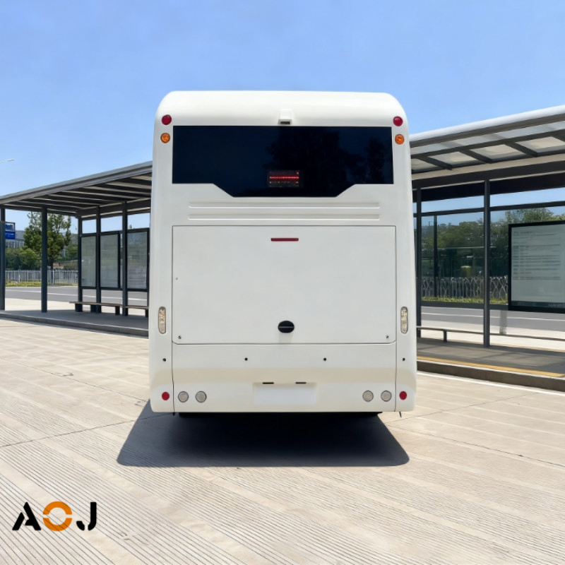 Modern Styling Public Bus with Aesthetic Interior and Exterior Design Elements