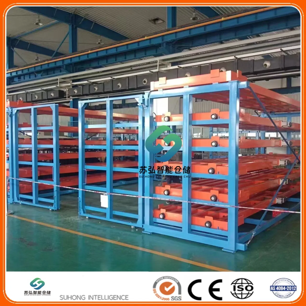 Modular Industrial Storage Shelving System with Easy Assembly Design