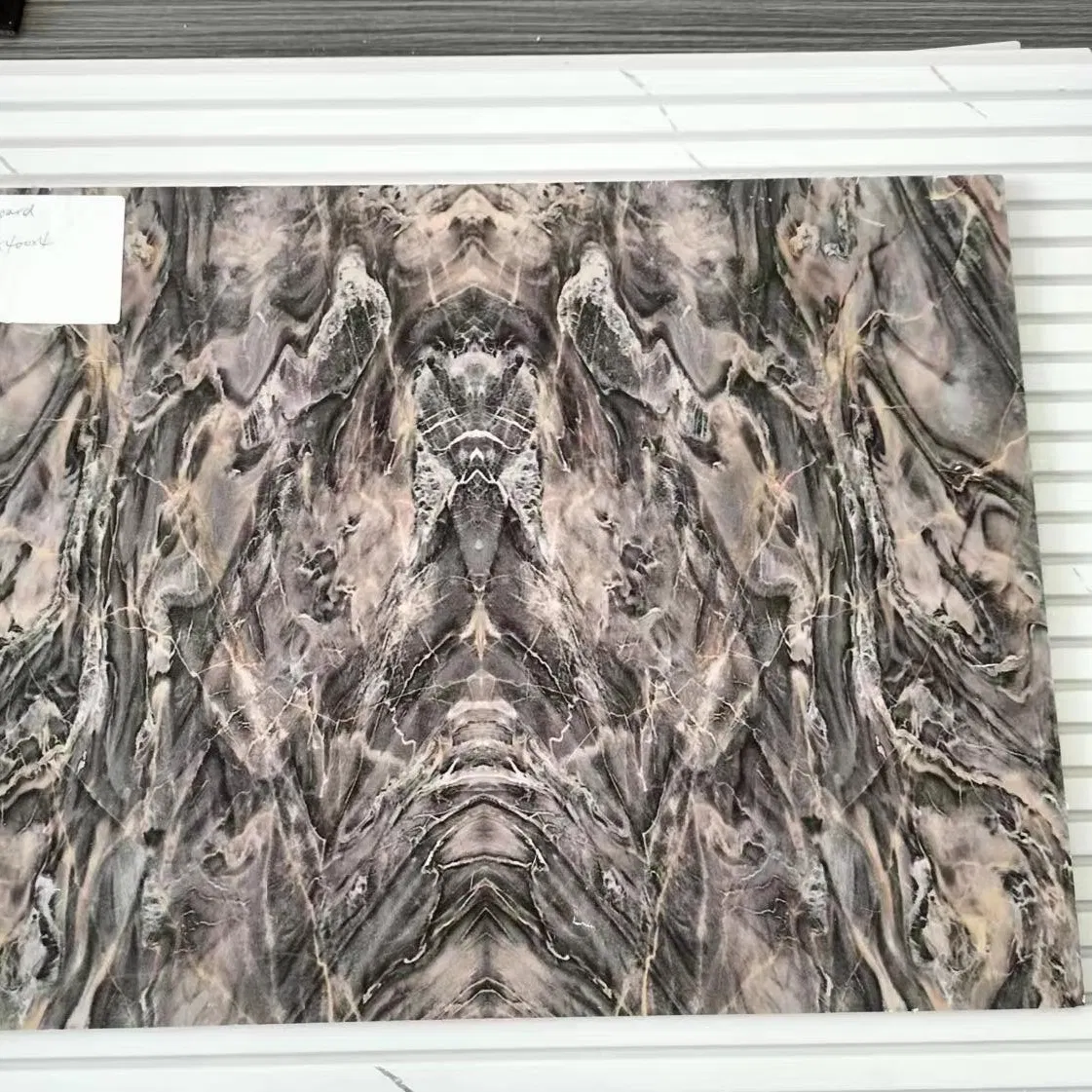 Stylish PVC Panel - UV Marble Finish for Modern Spaces