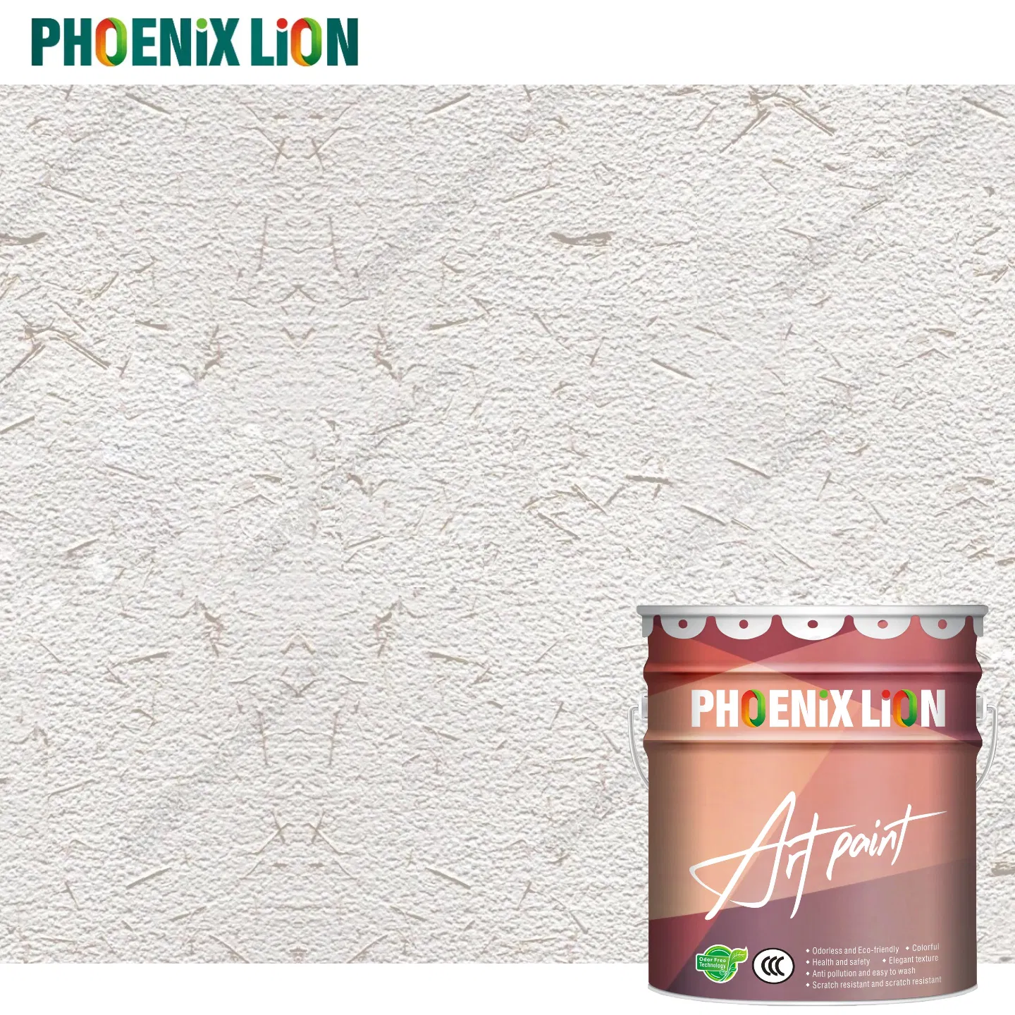 Phoenix Lion Customized Straw Wall Paint: Premium Artistic Coating Solution
