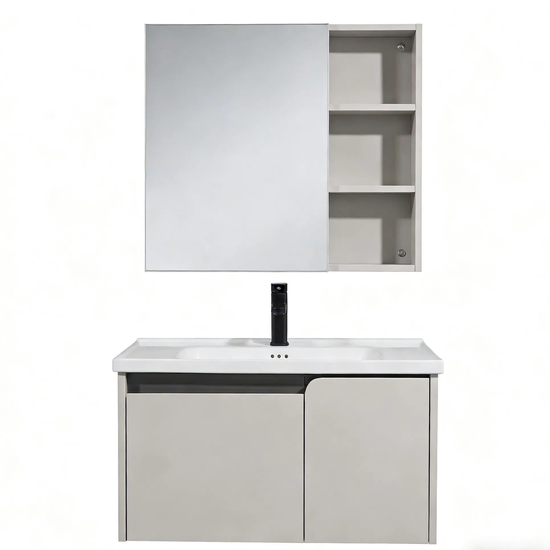 Jf Modern Bathroom Vanity Combo Ceramic Basin Cabinet