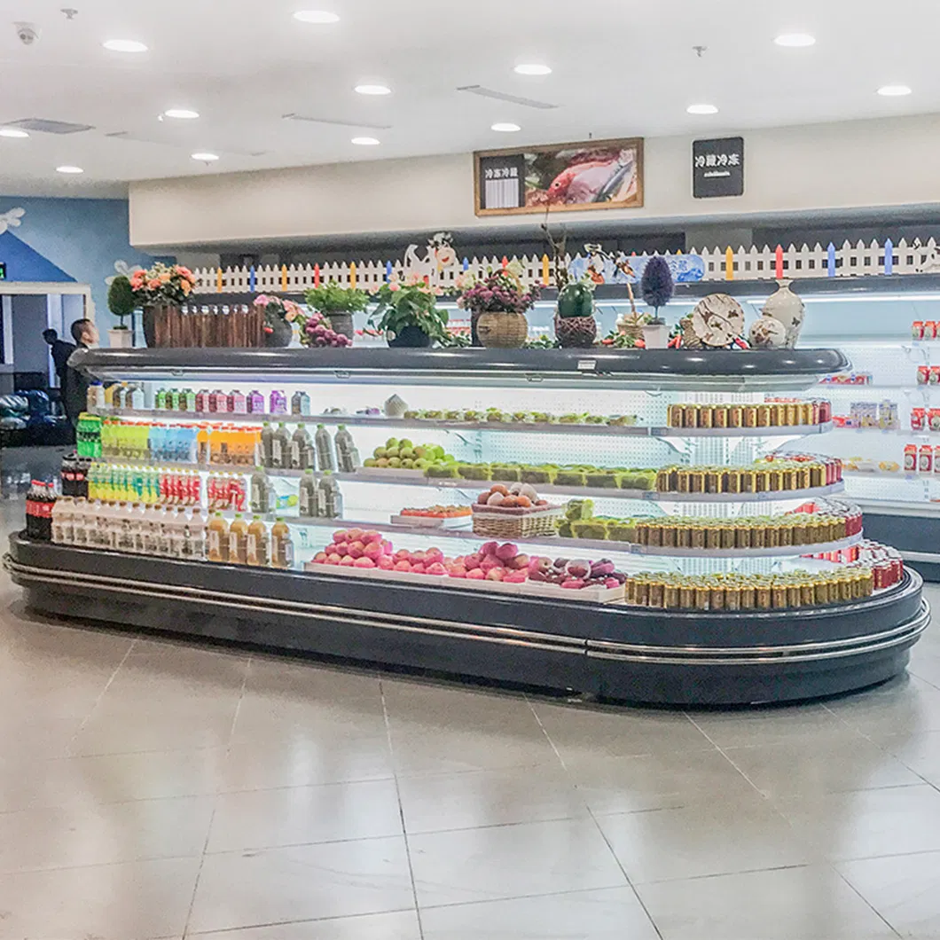 Refrigerated Easy Access Beverage Storage Unit for Fresh Produce and Drinks Freezer