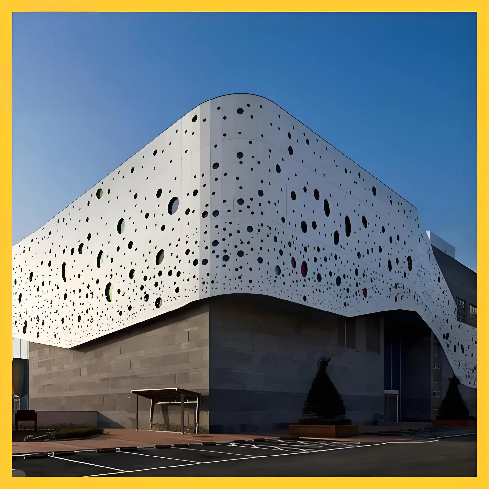 Aluminum Cladding 3 0mm Thickness Custom Colors Durable PVDF Finish