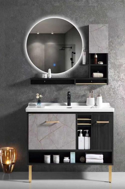 Aluminum Bathroom Storage Cabinet Custom Furniture Wall Hung Bathroom Cabinet