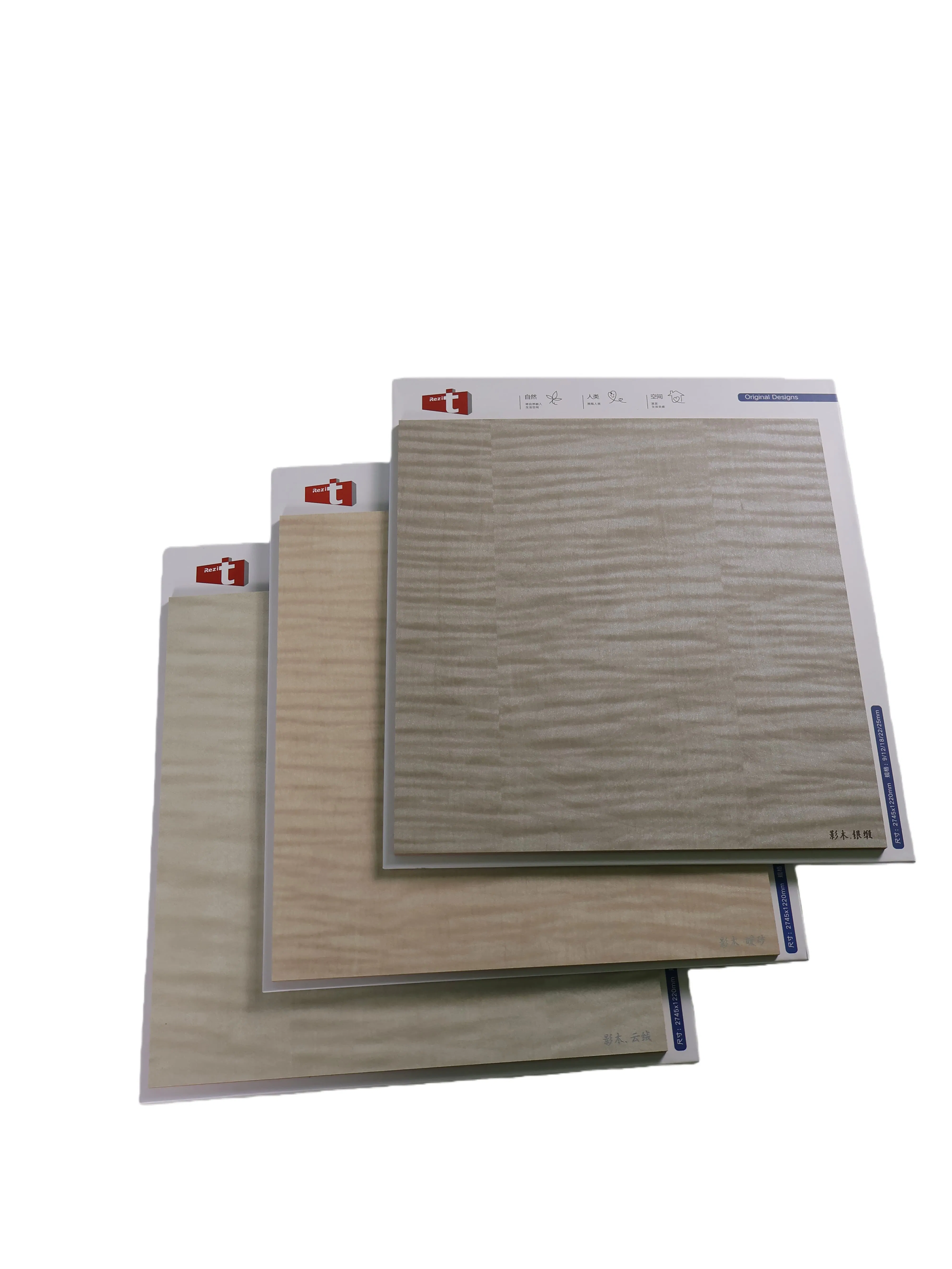 Versatile Melamine Panels Featuring Distinct Shadow Wood Finish