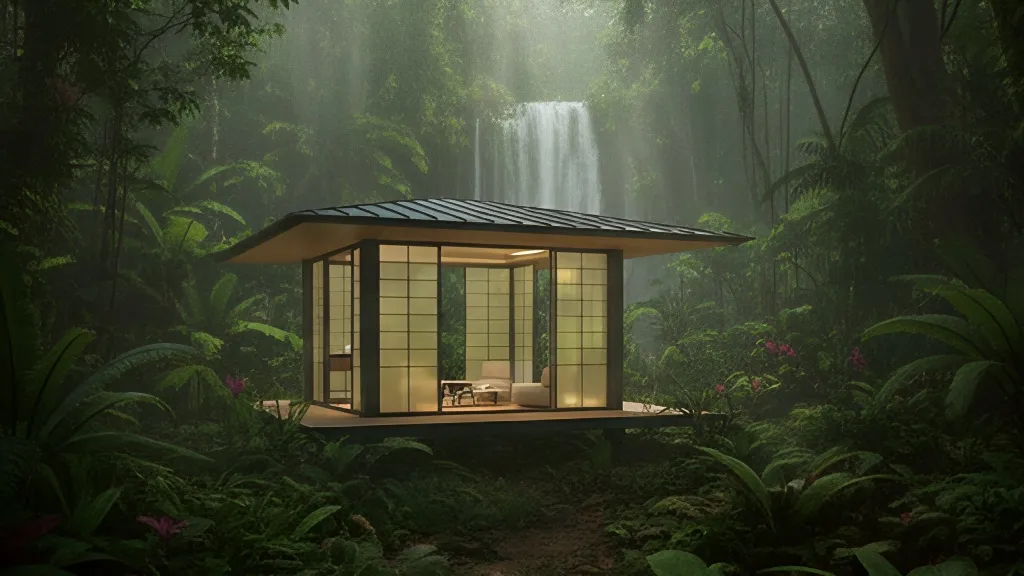 Modular Coffee Shop Structure