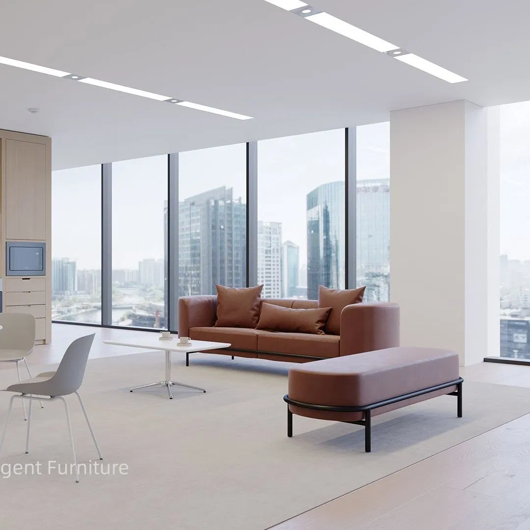 High-Quality Modern Furniture 3 Seater Sofa Living Room Sofa with Luxurious Soft Leather Upholstery