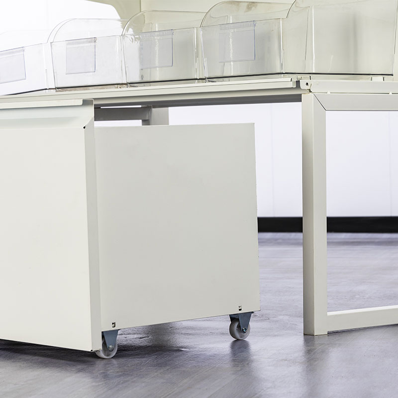 Modular Wall-Mounted Display System for Pharmacies with Adjustable Shelves &amp; Anti-Rust Coating (LS-S48#)