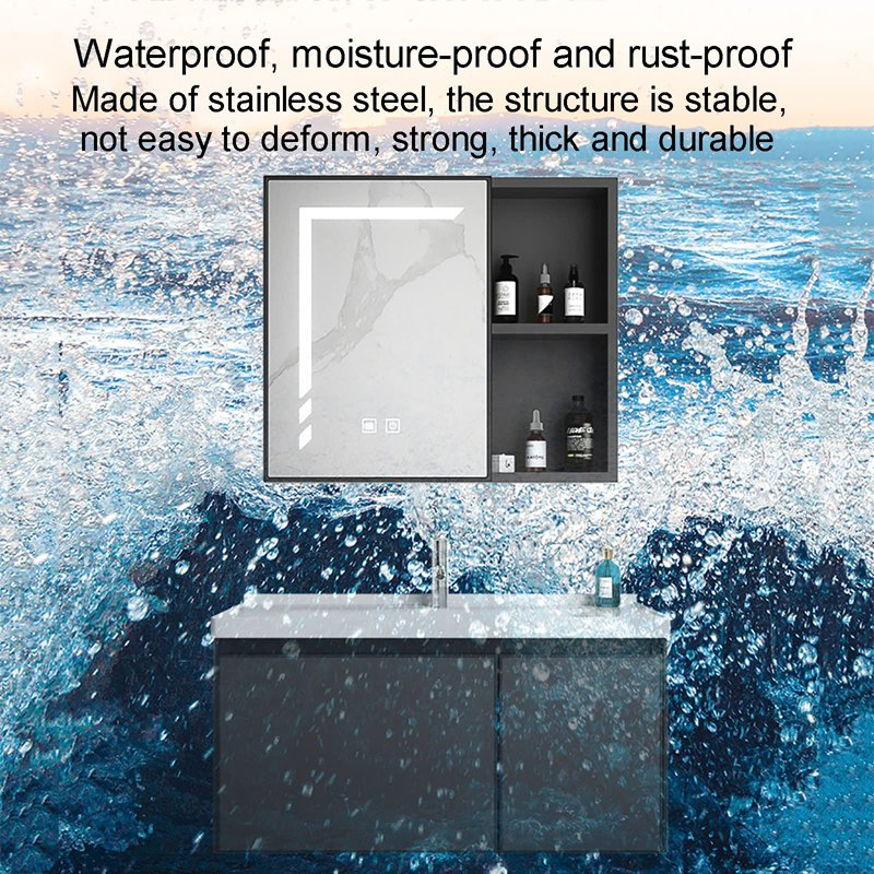 Factory Direct Sale Space Saving Bathroom Cabinet Bathroom Vanity with Sink