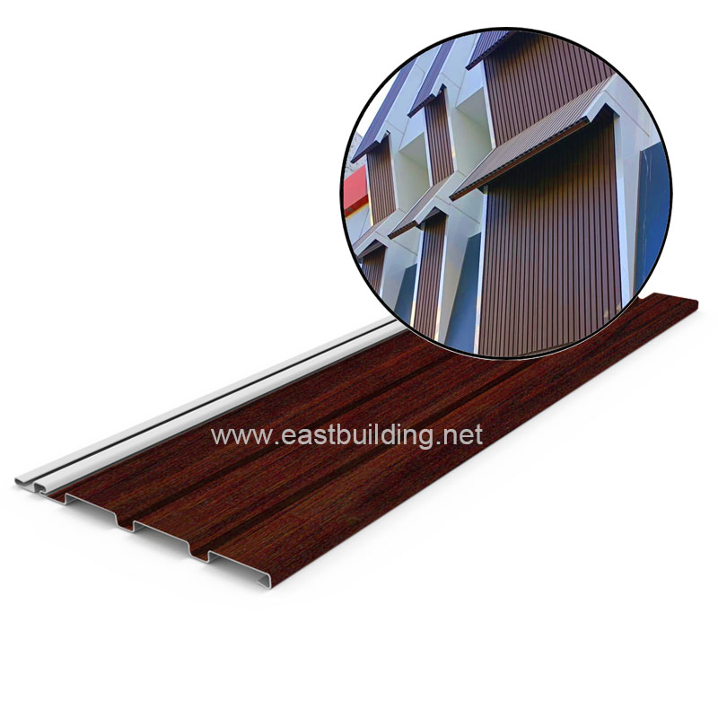 Vinyl Soffit Louvers Model Ceiling &amp; Wall System for Exterior 30 Years Guarantee Fire Resistant