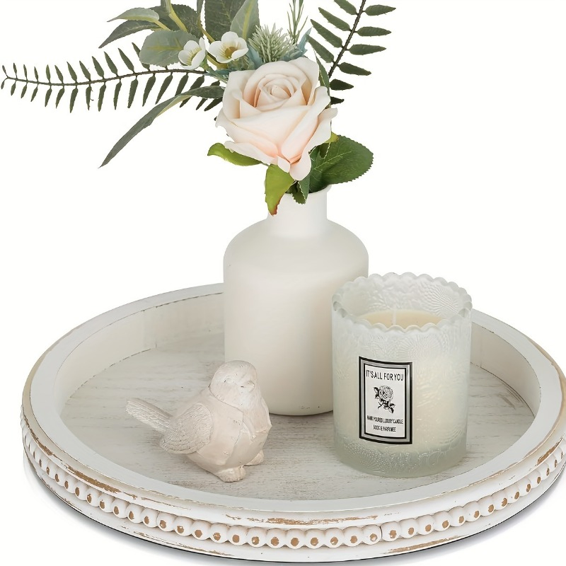 Promotional Bohemian Decorative Wooden Tray Living Room or Bedroom Home Decor Fashion-Accessories