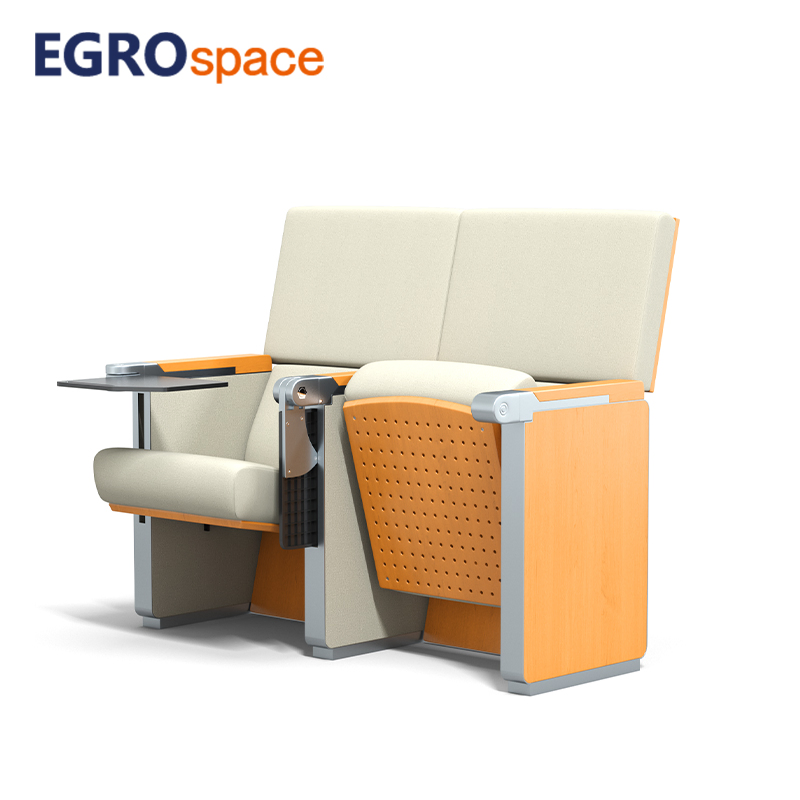 Egrospace High End Soft Fabric Cushioned Upholstery Foldable Theater Church Lecture Hall Auditorium Chair