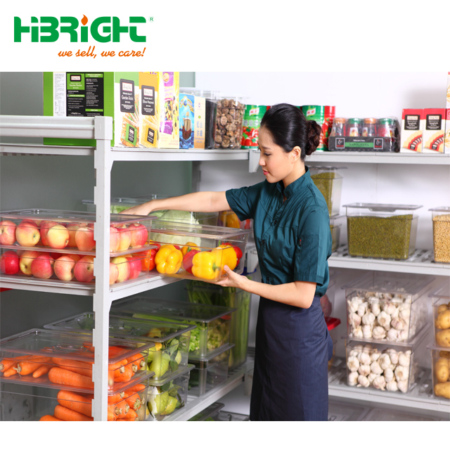 4 Tiers Anti-Rusting Supermarket Cold Room Modular Storage Shelving for Cheese