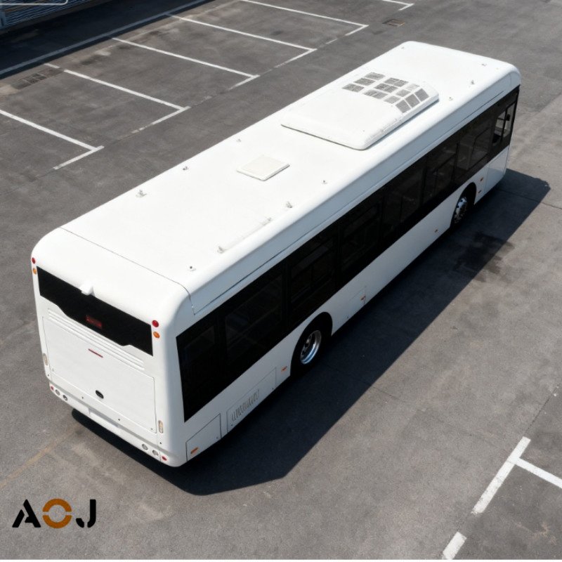 Modern Styling Public Bus with Aesthetic Interior and Exterior Design Elements