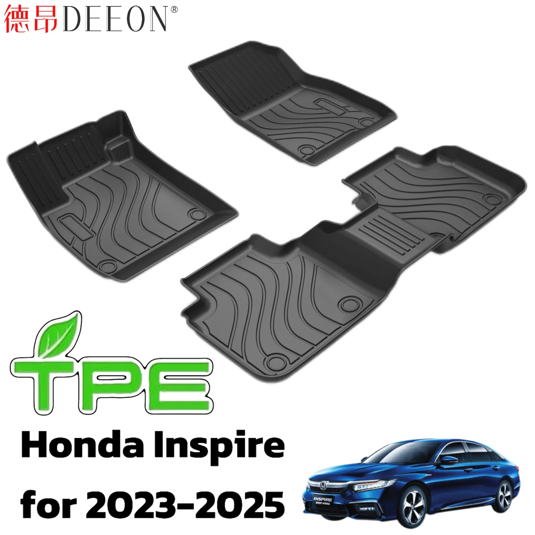3D TPE Car Floor Mat Auto Accessory Foot Mat Trunk Mat for Honda
